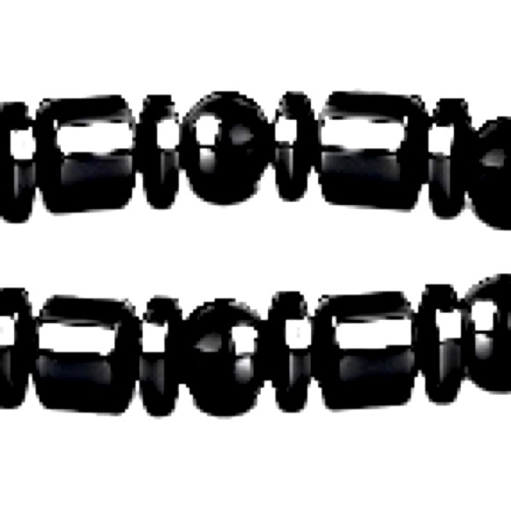 🖤 Black Hematite Magnetic Single Strand Bracelet- Unisex